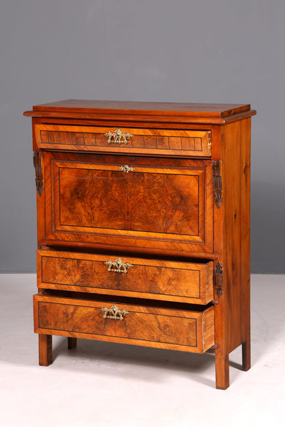 G517 Finish cm Wunderschöner Gründerzeit Sekretär Kommode Jugendstil Schubladenkommode Antik Vertiko (Kopie)