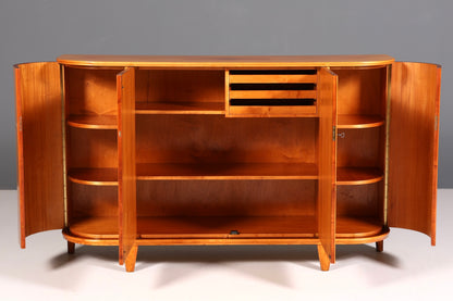 Traumhafter geschwungener Schrank Antik Sideboard Highboard um 1950 Aktenschrank Barock Stil