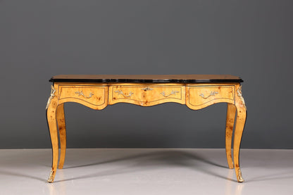 Eleganter Schreibtisch im Biedermeier Stil Bürotisch Birke Office Desk