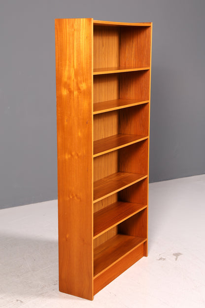 Schlichtes Mid Century Regal Vintage Bücherregal Schrank Buchablage Bookshelf 60s Holz