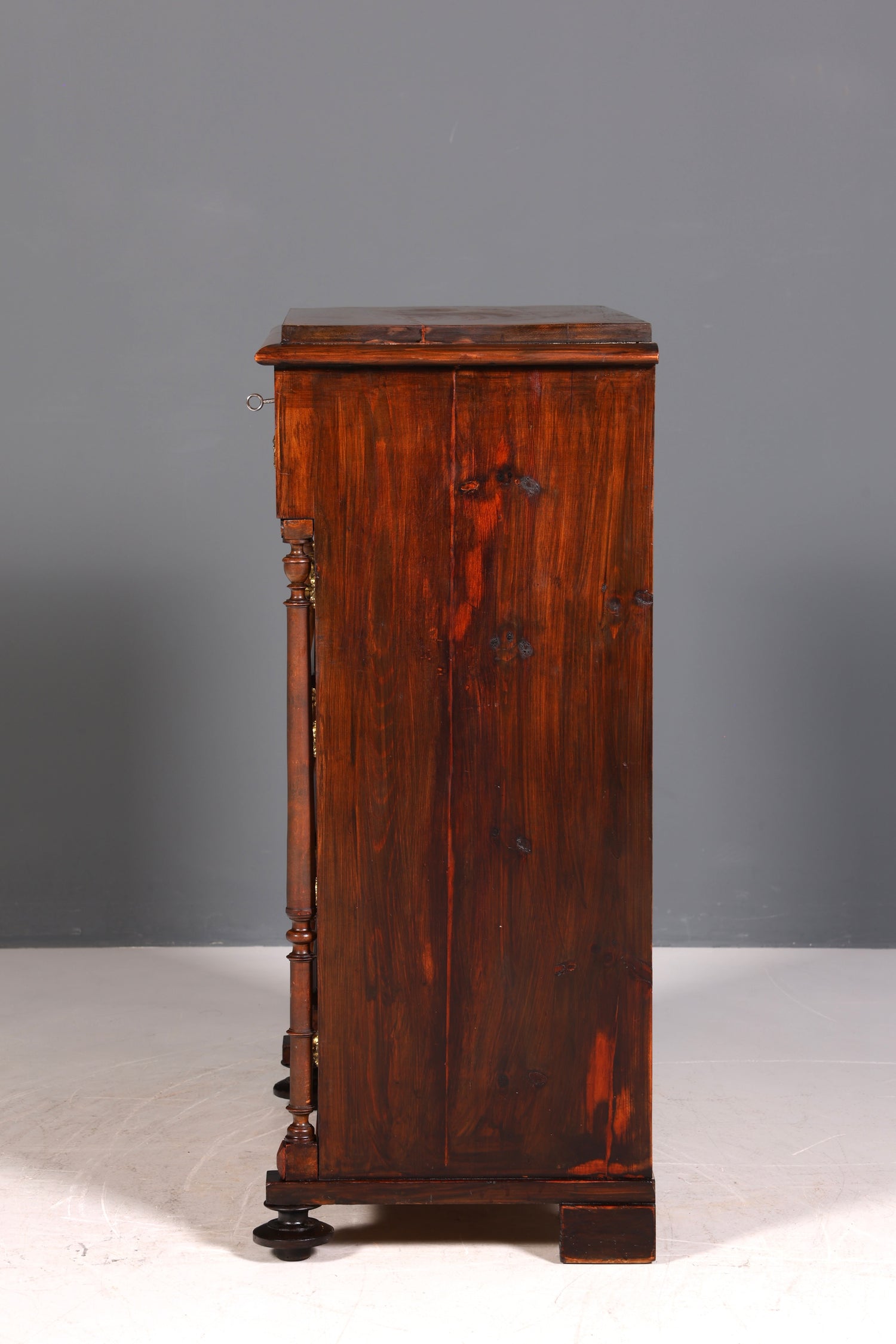 Wunderschönes Gründerzeit Vertiko Louis Philippe Kommode um 1880 Schubladenkommode