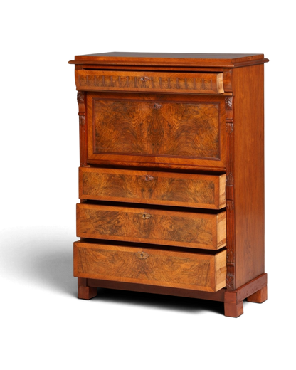 Stilvoller Gründerzeit Sekretär Vertiko Highboard Jugendstil Kommode Schrank um 1880