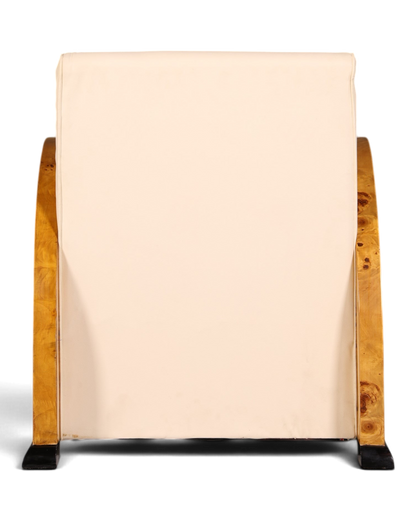 Wunderschöner Art Deco Design Sessel Clubsessel Birke Armlehnsessel 1 von 2