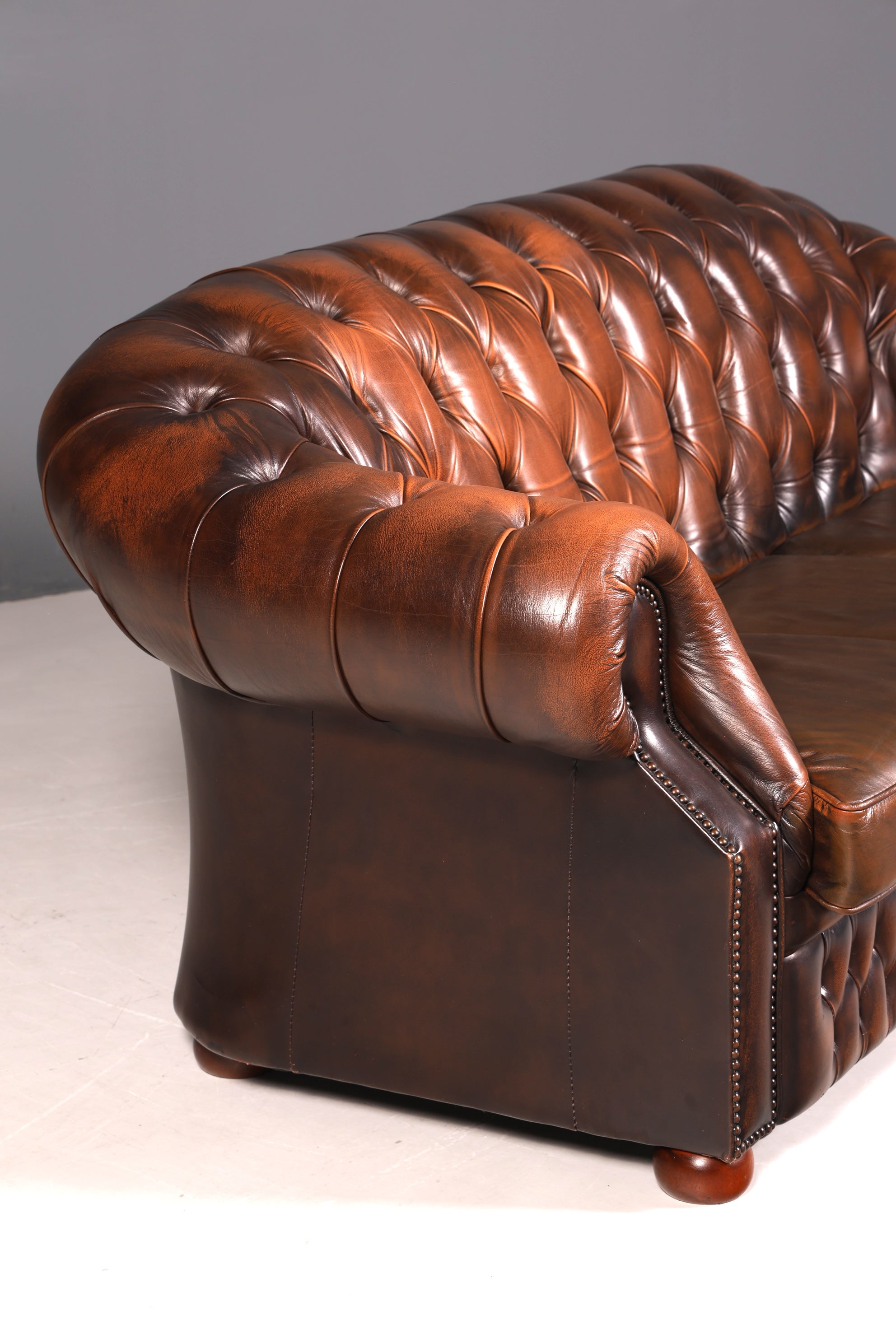 G154 Finish cm Wunderschönes Original Chesterfield Centurion Sofa 3- Sitzer echt Leder Couch (Kopie)