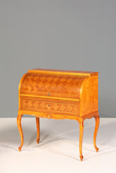 Wunderschöner Rollladen Sekretär Chippendale Stil um 1940 Büro Kommode Schreibkommode