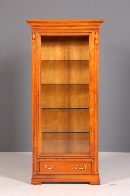 Traumhafte Original Selva Vitrine Villa Borghese Antik Stil Glasvitrine Buffet Schrank mit Beleuchtung