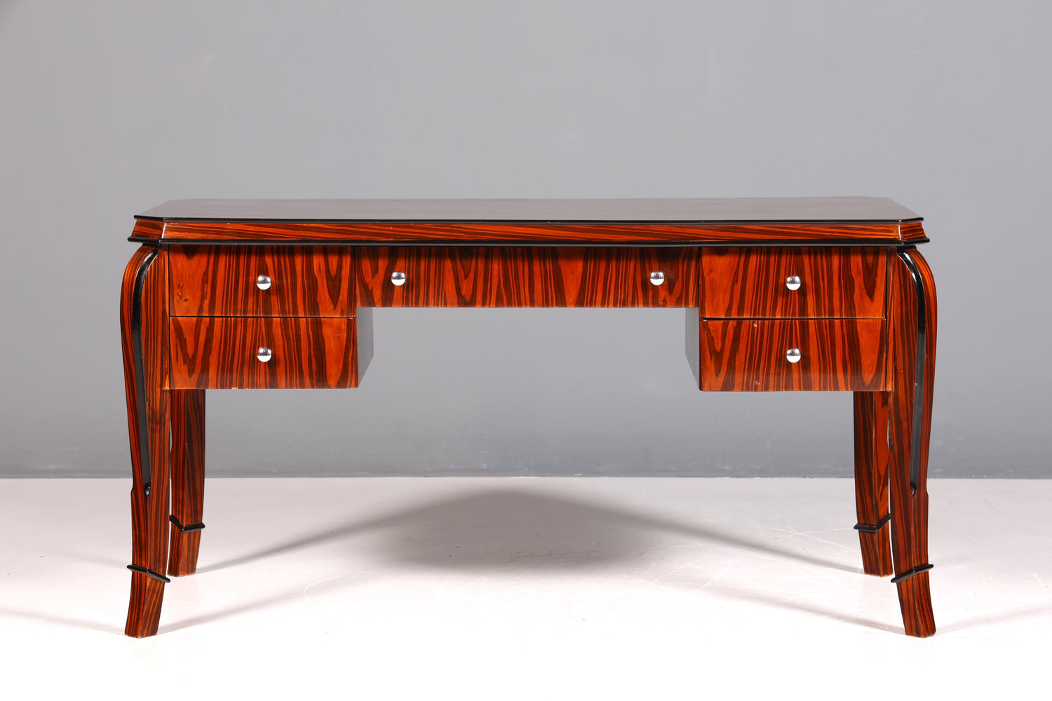 Wunderschöner Art Deco Stil Schreibtisch Bürotisch Antik Stil Office Desk