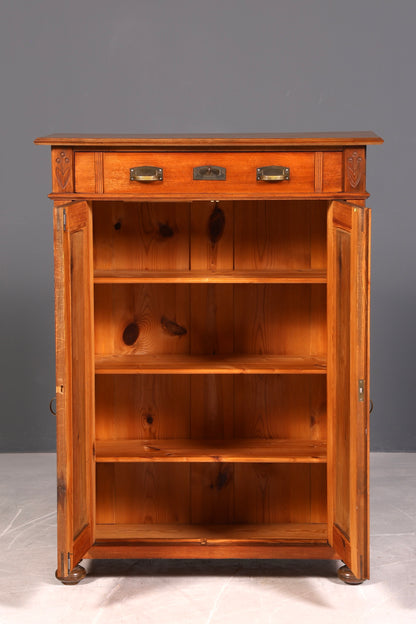 Wunderschönes Jugendstil Vertiko Gründerzeit Schrank Antik Highboard Kommode