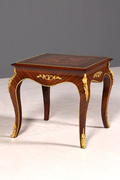 Wunderschöner Barock Stil Louis XV Couchtisch Antik Stil Ablagetisch Beistelltisch