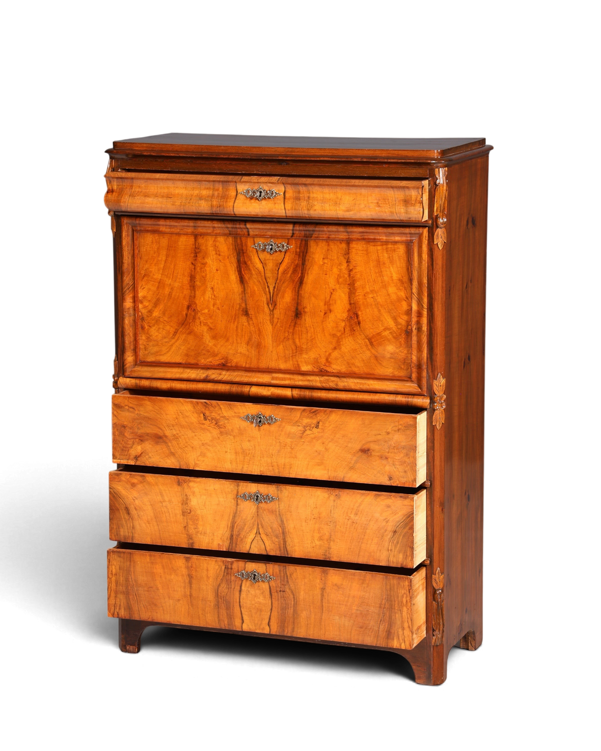Traumhafter Louis Philippe Sekretär um 1880 Gründerzeit Antik Schrank Chiffoniere