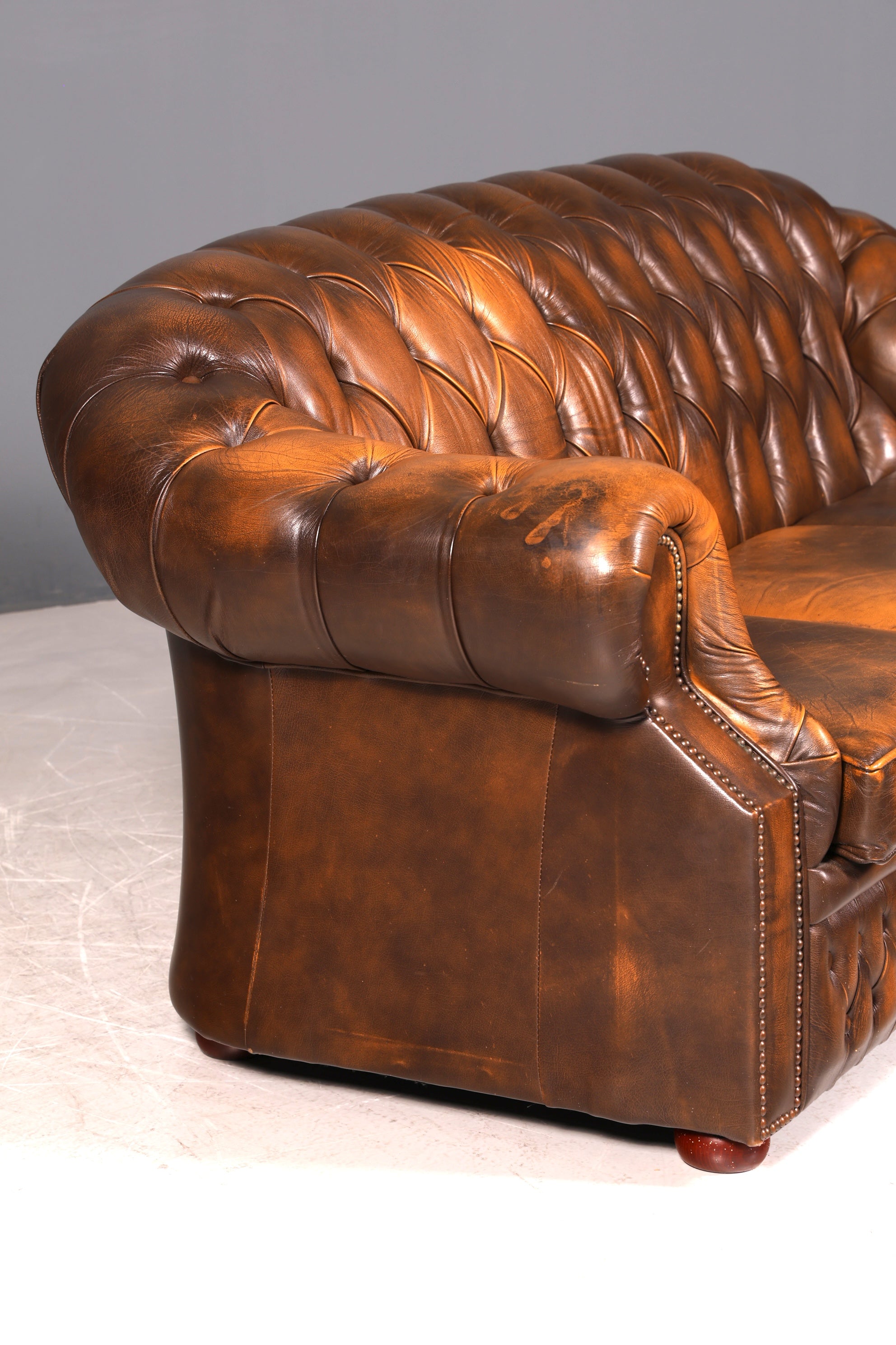 Wunderschönes Original Chesterfield Centurion Sofa 3- Sitzer echt Leder Couch