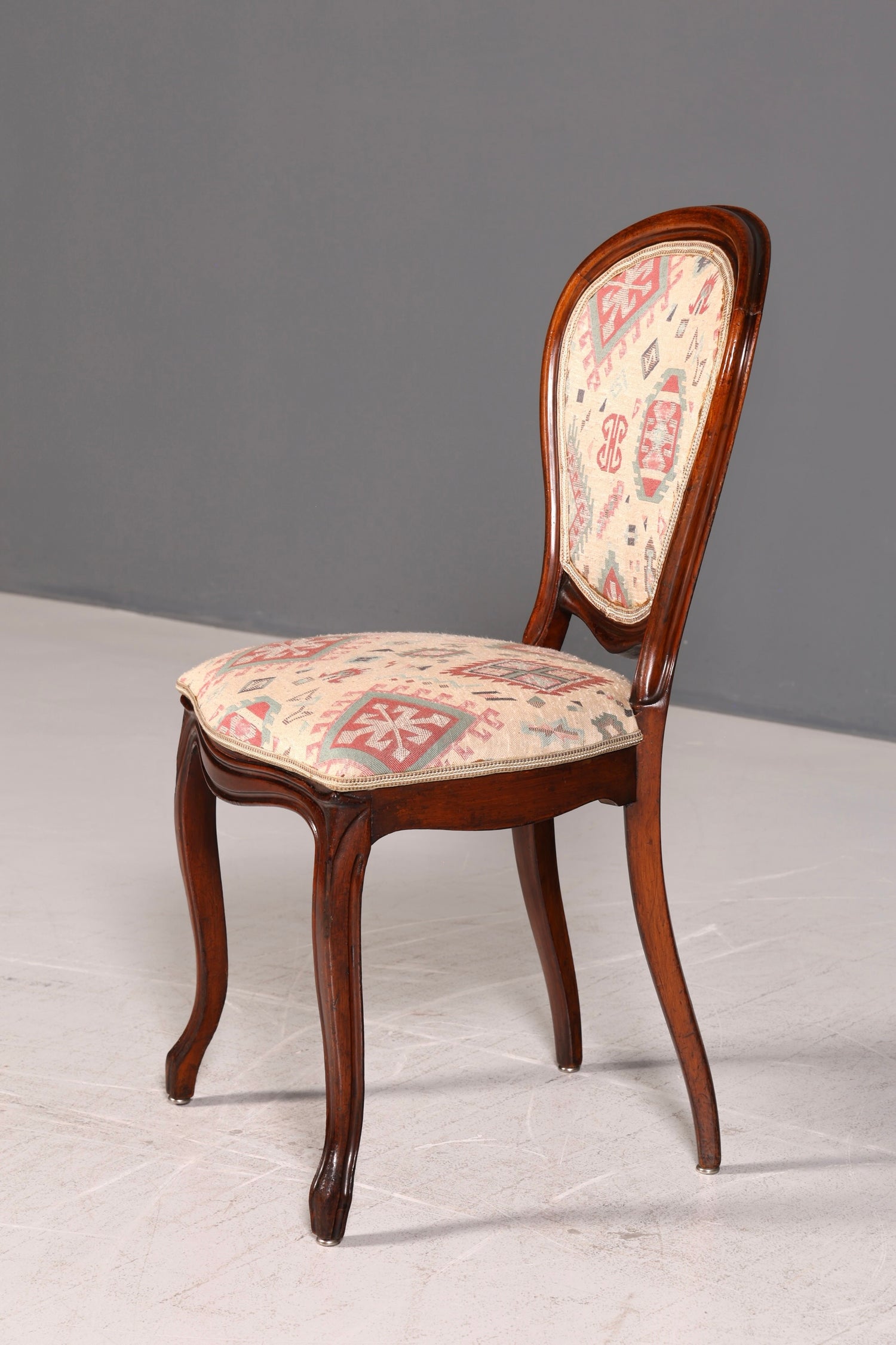 Traumhafter Louis Philippe Stuhl Antik Sekretär Stuhl Biedermeier Echt Holz Esszimmerstuhl Polsterstuhl Vintage