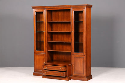 Wunderschöner Original Selva Bücherschrank Bücherregal Vitrine Regal Bibliothek Made in Italy Vintage