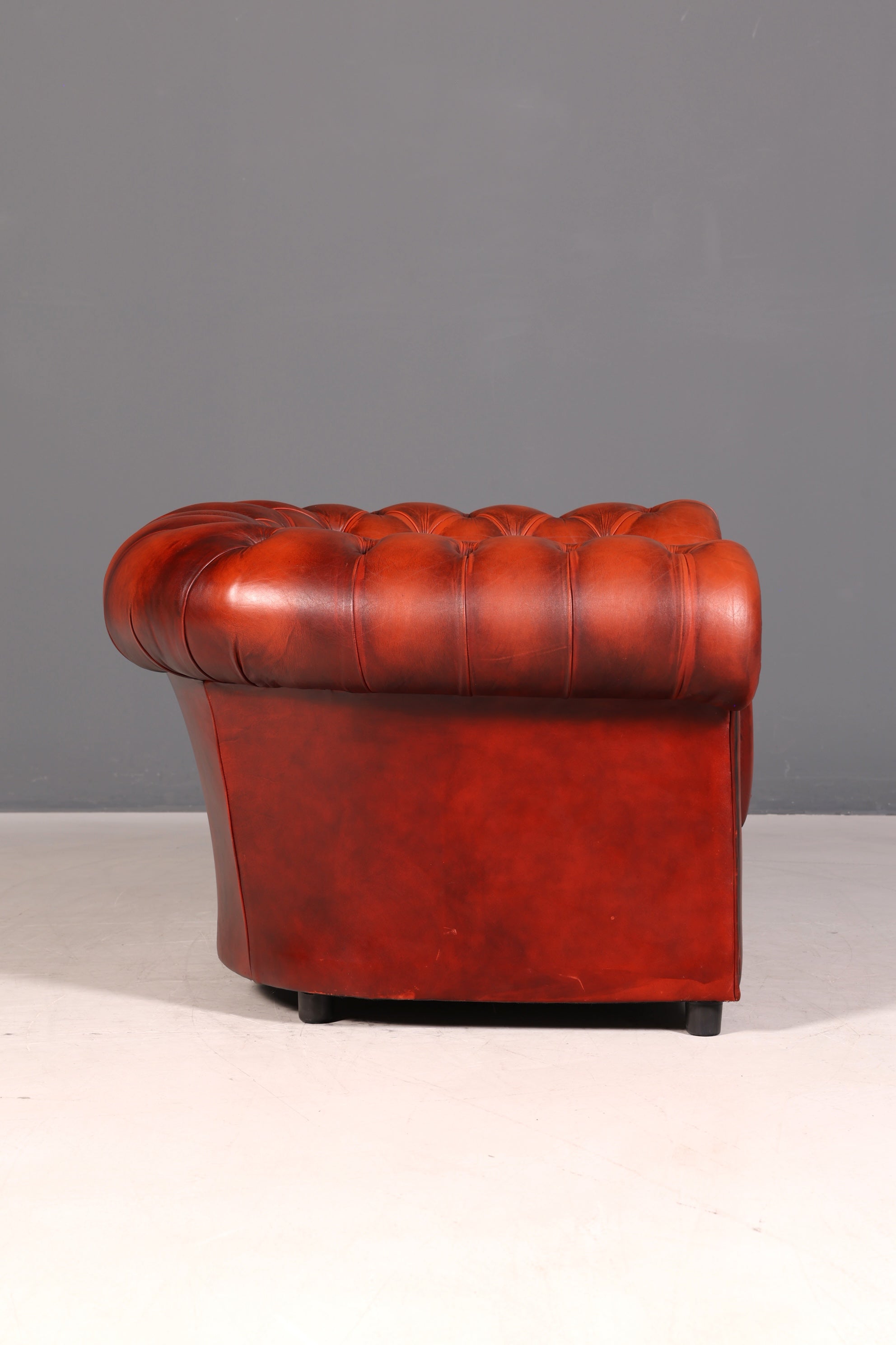 Stilvoller Original Chesterfield Sessel Englischer Armlehnsessel Englisch Herrensessel 2 von 2