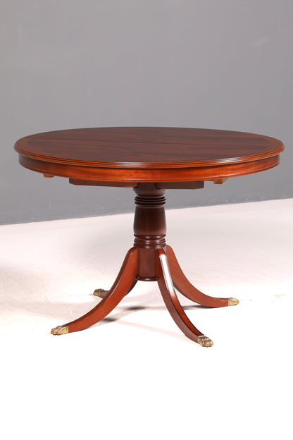 Wunderschöner Runder Englischer Esstisch ausziehbar Mahagoni Antik Stil Küchentisch Esszimmertisch Vintage Holz