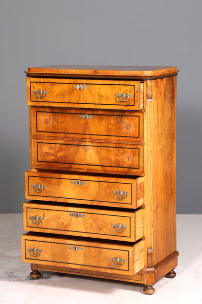 Traumhafter Gründerzeit Sekretär Vertiko Highboard Jugendstil Kommode Schrank um 1890