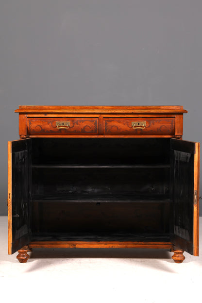 G454 Finish cm Traumhaftes Gründerzeit Vertiko Jugendstil Schrank Antik Highboard Kommode (Kopie)