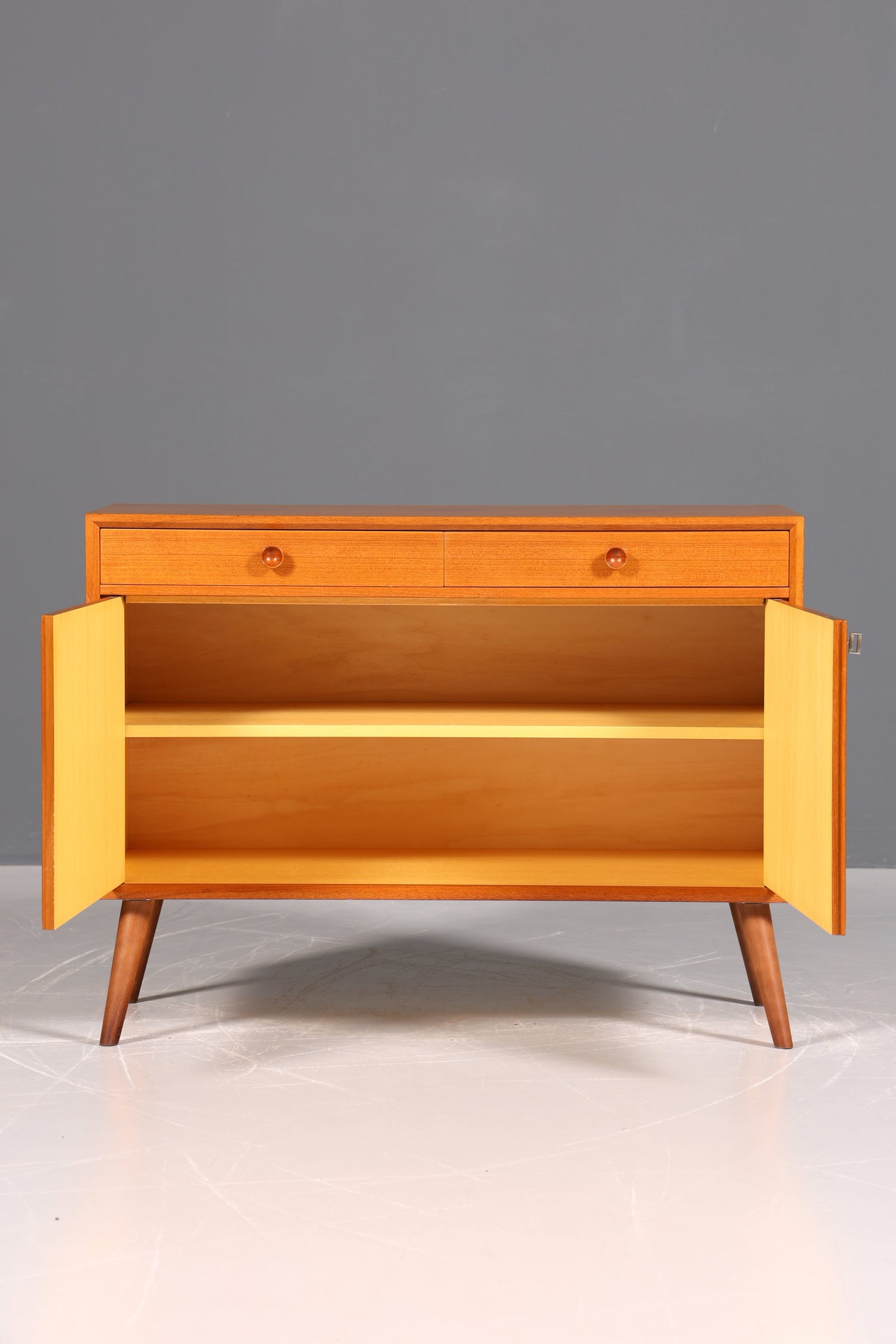 Traumhafte Mid Century Kommode Vintage Schrank Retro Flur Kommode 60s Regal Sideboard