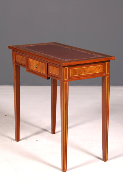 Beautiful delicate French desk in antique style, genuine wood office table