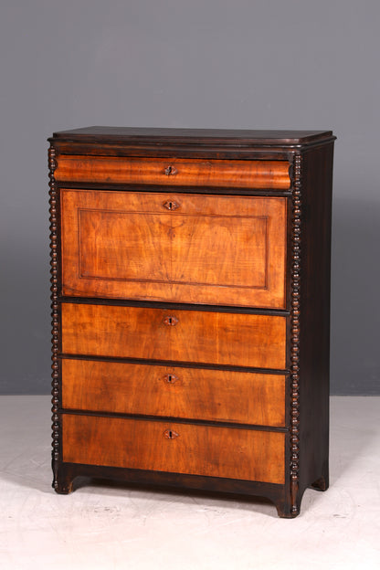 Traumhafter Louis Philippe Sekretär Vertiko Biedermeier Kommode Schubladenkommode