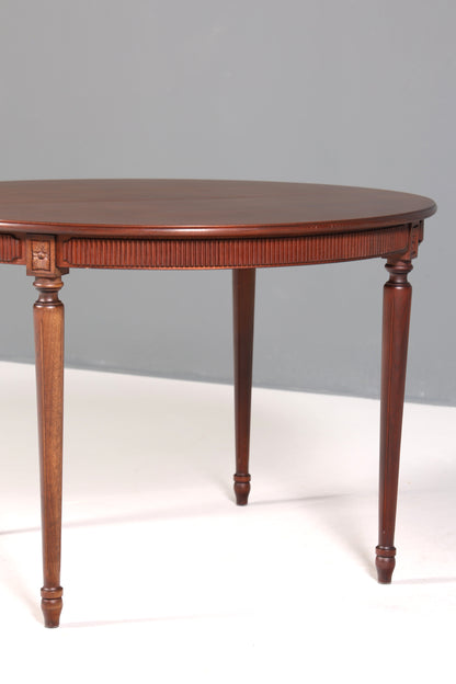 F264 Finish Wunderschöner Englischer Tisch ausziehbarer Esstisch Antik Stil 60s Küchentisch Eibe