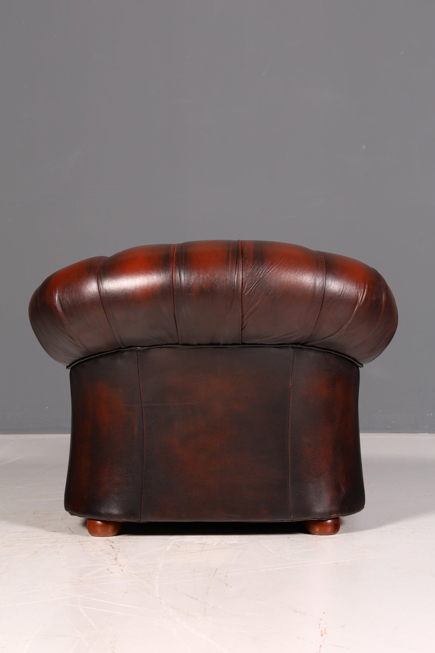 Wunderschöner Original Chesterfield Centurion Sessel Englischer Armlehnsessel Echt Leder Herrensessel Vintage 2 von 2