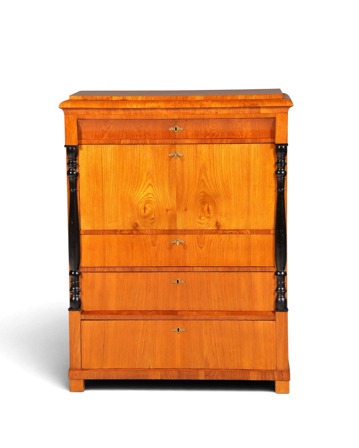 Wunderschöner Original Biedermeier Sekretär um 1860 Englisch Kommode Antik Bürokommode