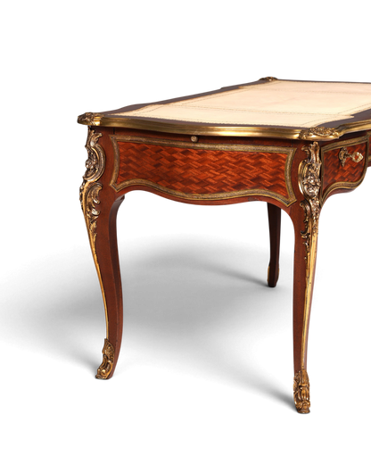 G078 Finish - Louis XV Barock Schreibtisch usw. Messing Zarge, Preis muss ich noch recherchieren