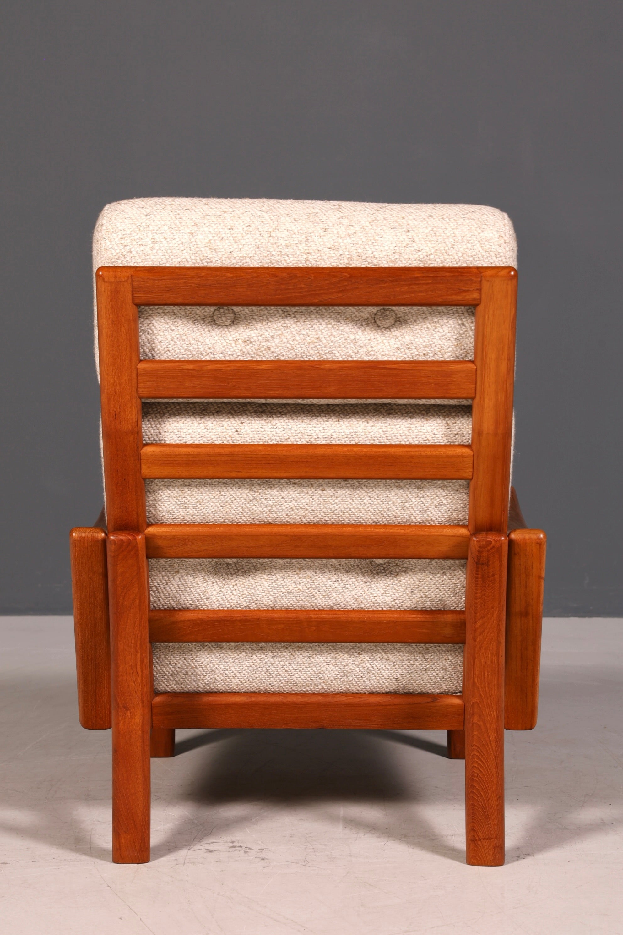 Wunderschöner Mid Century Sessel echt Holz Armlehnsessel 60s Danish Design Lesesessel