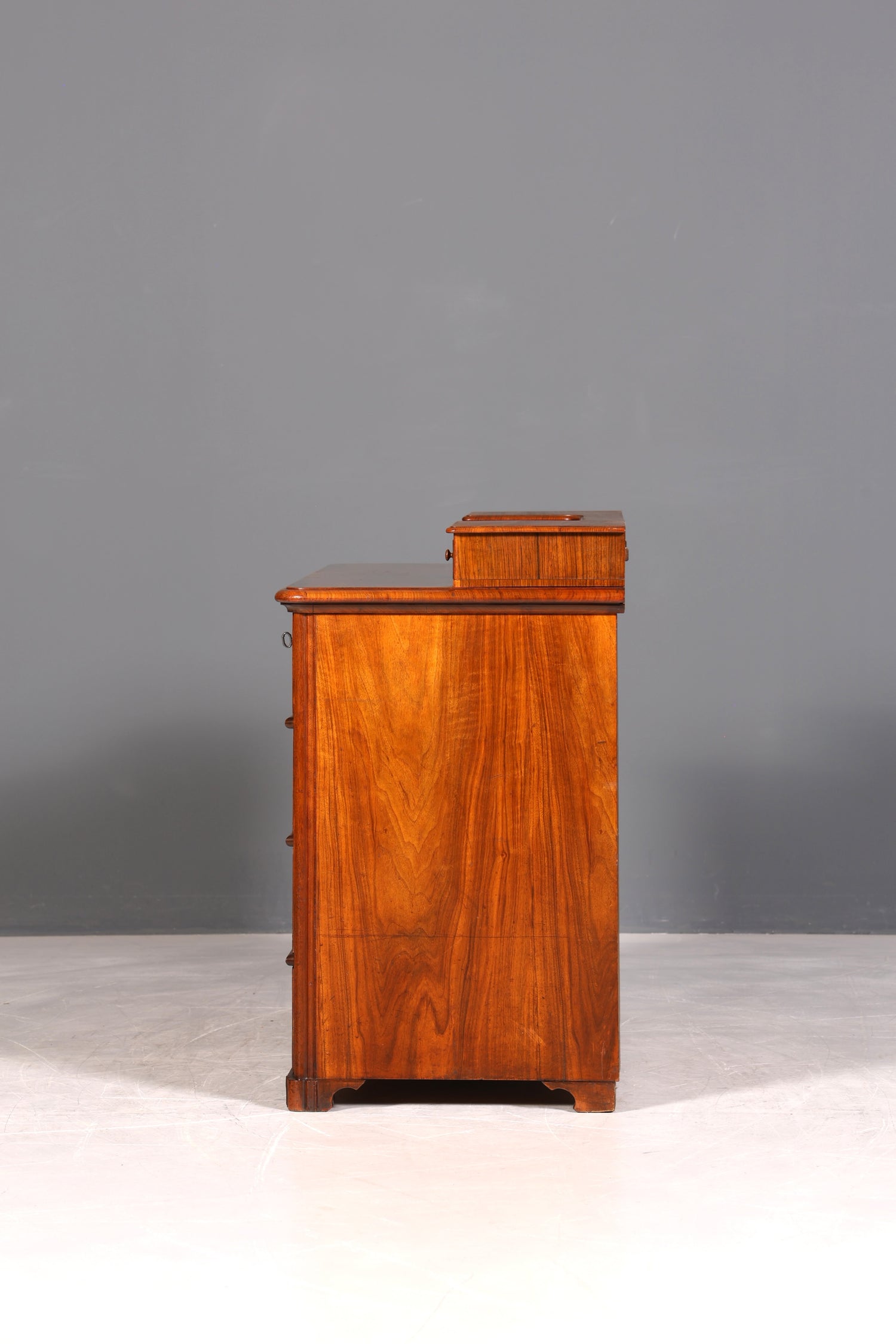 F963 Finish cm Wunderschöne Gründerzeit Kommode Louis Philippe Nussbaum Schubladen Kommode Sideboard um 1880