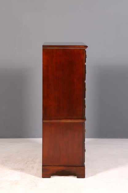 Edles Drexel Heritage Vertiko Kommode Antik Stil USA Schrank Schubladenkommode Chiffoniere Wäschekommode