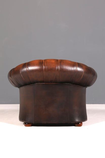 G155 Finish cm Wunderschöner Original Chesterfield Centurion Sessel Englischer Armlehnsessel Englisch Herrensessel (Kopie)