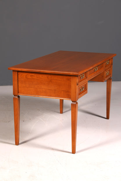 Traumhafter Original Selva Schreibtisch Villa Borghese Antik Stil Kirschbaum Bürotisch Office Desk Vintage