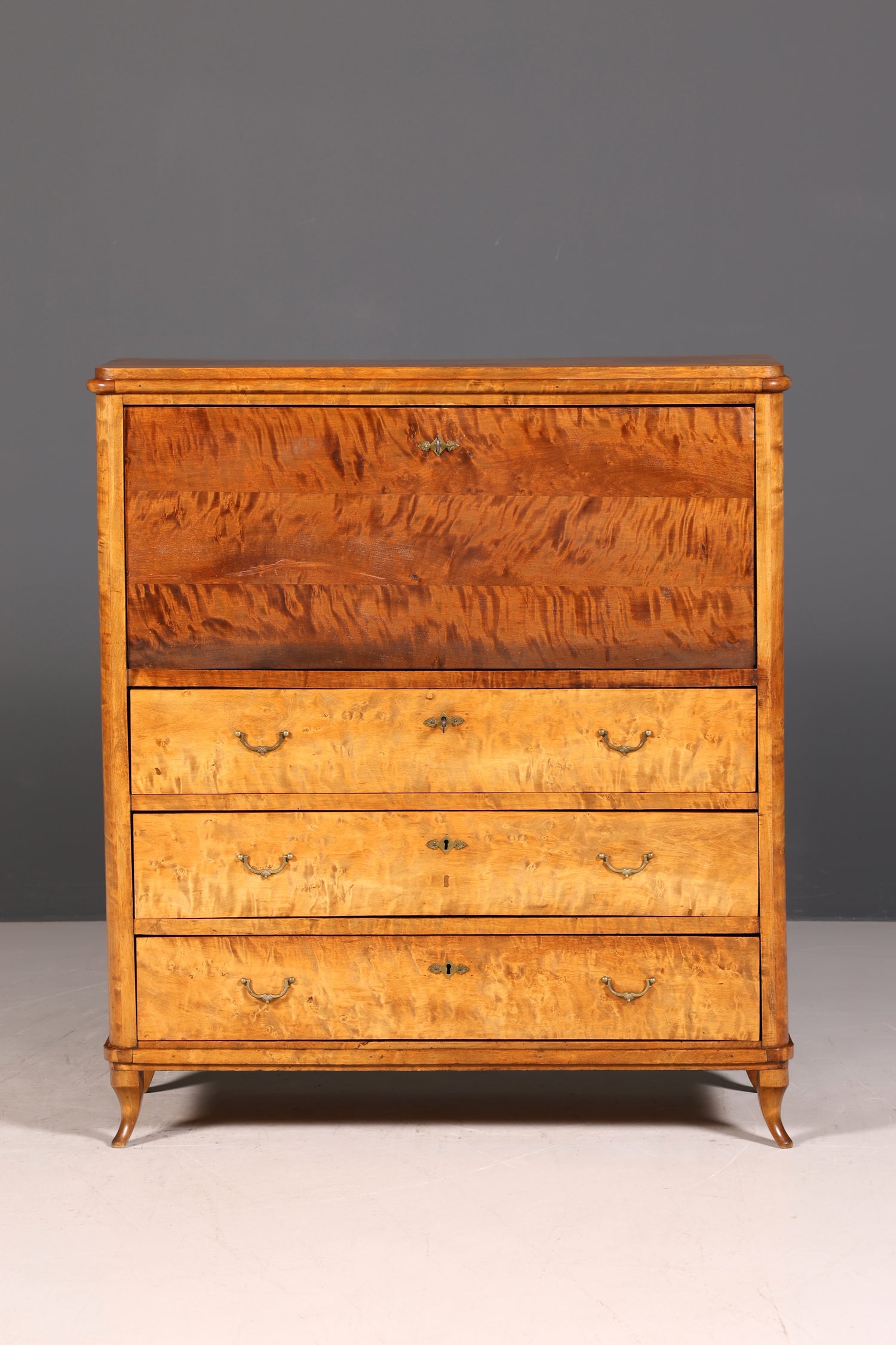 Traumhafter Sekretär im Biedermeier Stil um 1930 Schreibmöbel echt Holz Vertiko Kommode Schubladenkommode