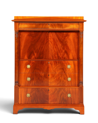 Stilvoller Sekretär im Biedermeier Stil Englisch Kommode Antik Bürokommode