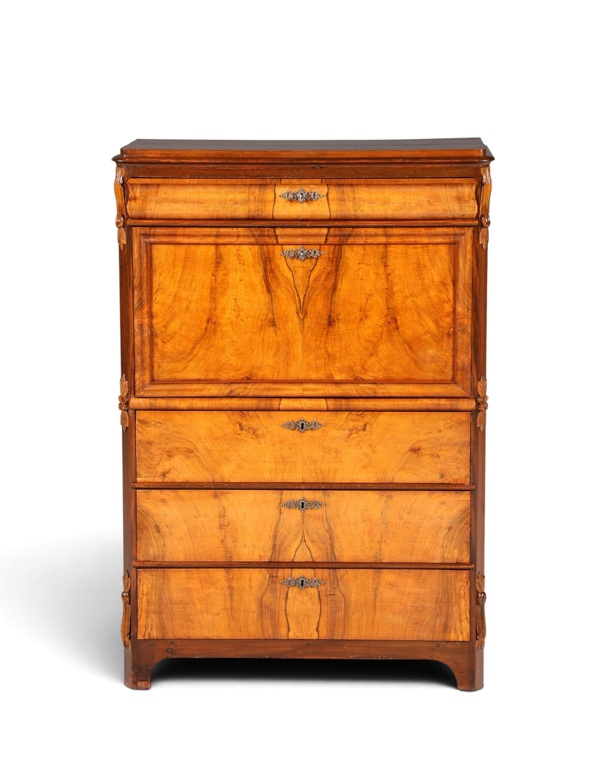 Traumhafter Louis Philippe Sekretär um 1880 Gründerzeit Antik Schrank Chiffoniere