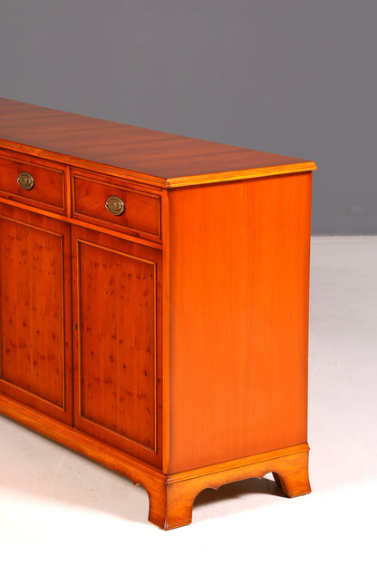 Wunderschönes Original Heldense Sideboard Eibe Englisch Buffetschrank Kommode Antik Schrank Vintage