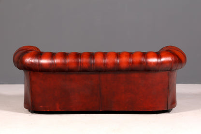 Wunderschönes Original Chesterfield Sofa 3- Sitzer echt Leder Couch Englisch