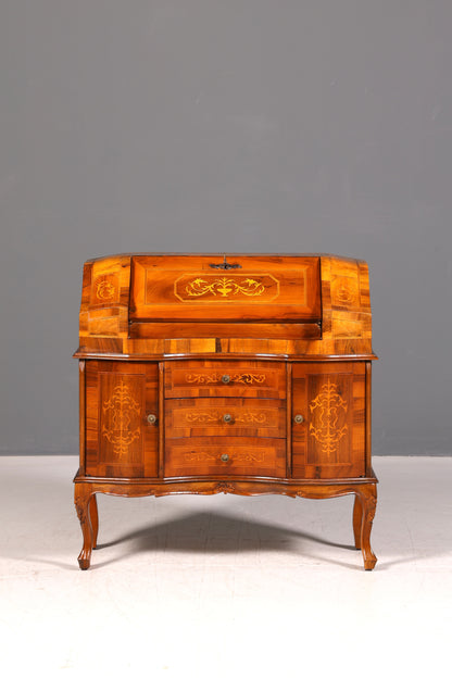 Wunderschöner Sekretär im Barock Stil Schreibkommode Bürokommode Antik Schreibtisch Schreibmöbel Vintage Holz