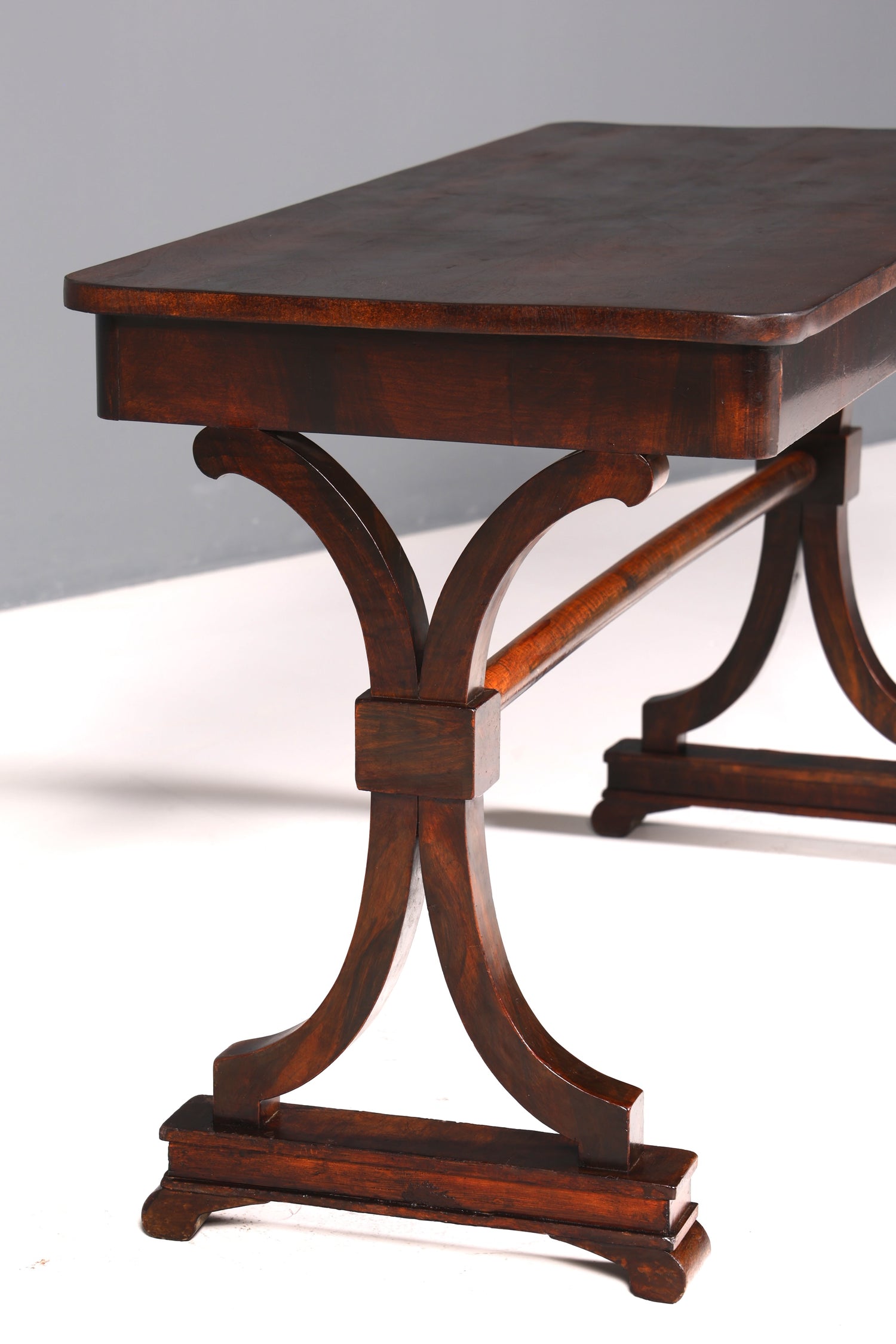 Wunderschöner Englischer Antik Tisch Konsolentisch Schreibtisch Mahagoni Bürotisch Regency Englisch Desk Louis Philippe