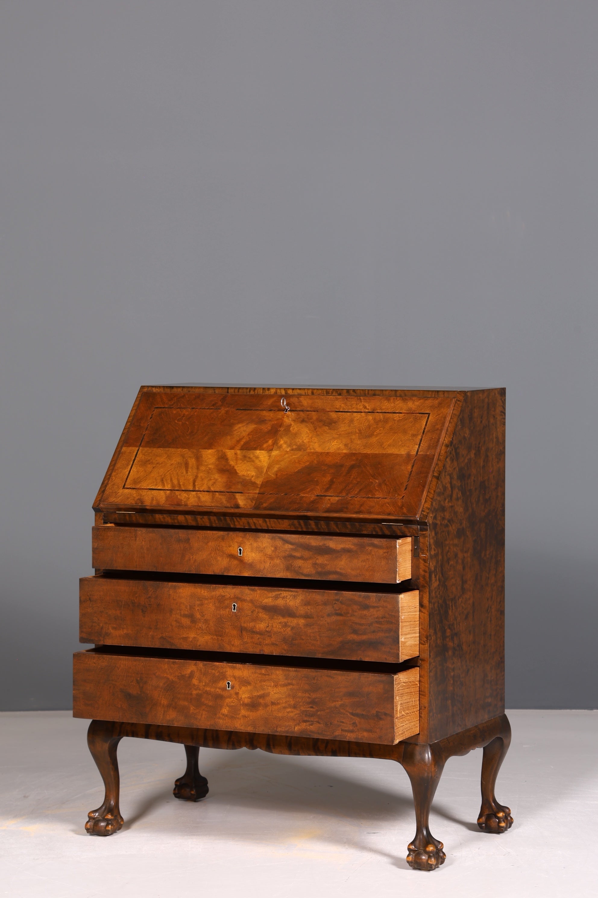 Wunderschöner Sekretär um 1930 Büro Kommode echt Holz Schreibtisch Bürokommode Office Secretary
