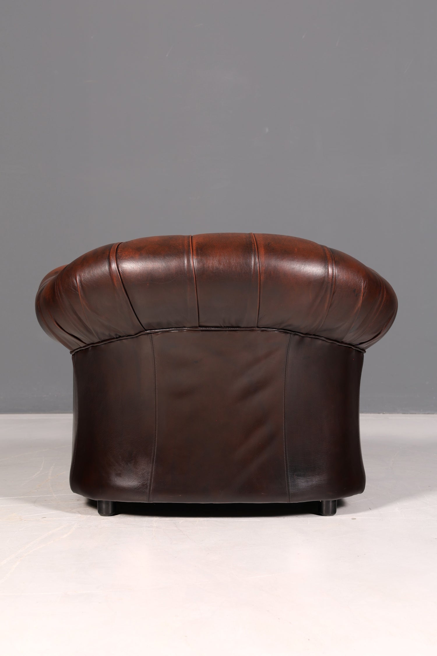 Wunderschöner Original Chesterfield Centurion Sessel Englischer Armlehnsessel Echt Leder Herrensessel Vintage
