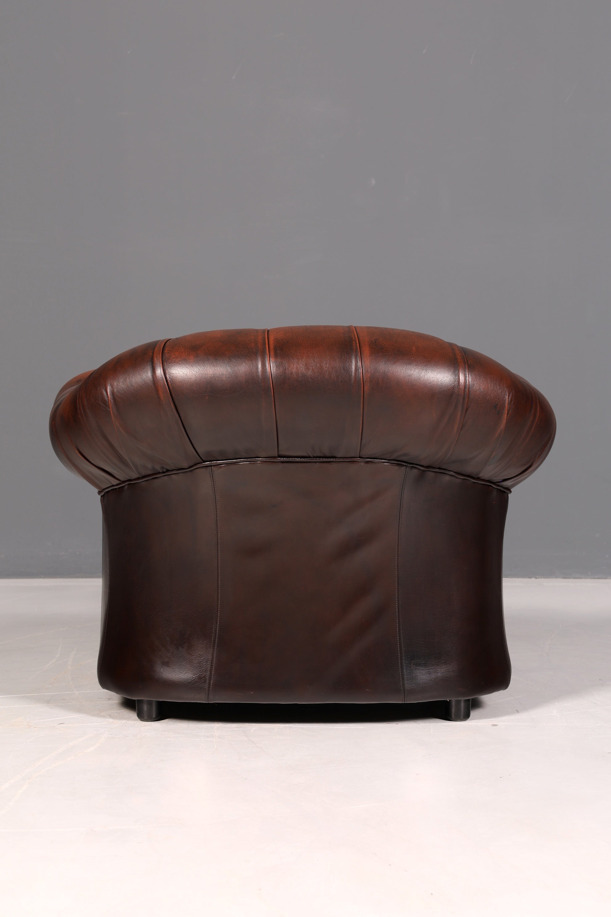 Wunderschöner Original Chesterfield Centurion Sessel Englischer Armlehnsessel Echt Leder Herrensessel Vintage