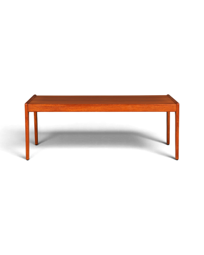 Hauptstadt Möblerei Mid Century Couchtisch aus massivem Teakholz im 70er Jahre Retro Design