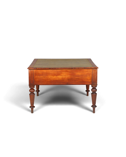 Wunderschöner Englischer XXL Schreibtisch Englisch Partner Desk Leder Auflage Antik Stil Bürotisch Office Desk