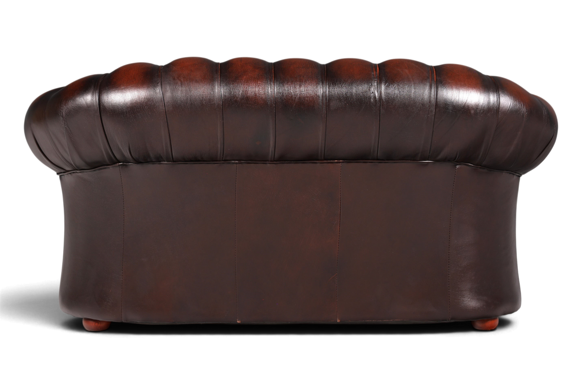 Wunderschönes Original Chesterfield Centurion 2-Sitzer Couch Englisches echt Leder Sofa UK