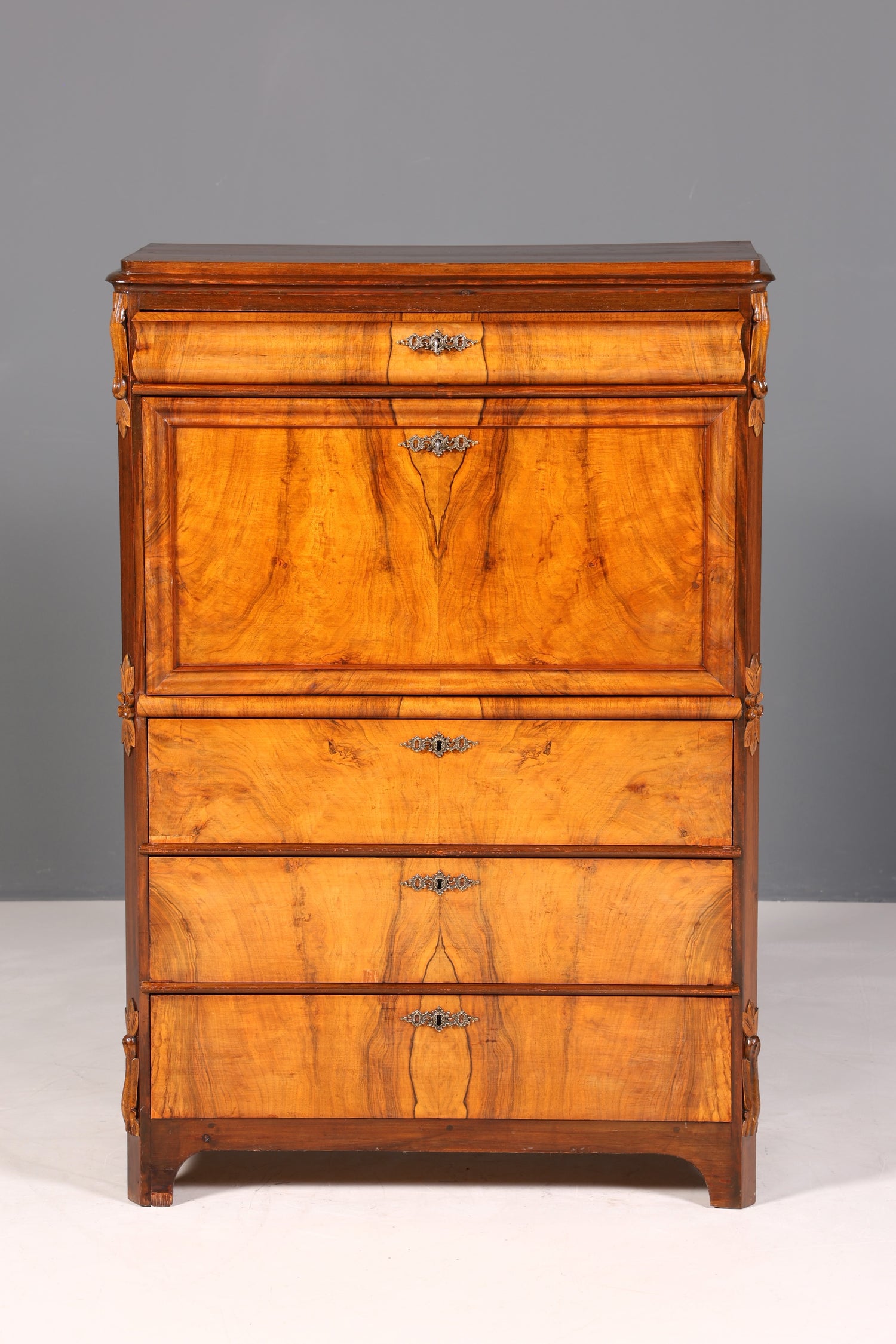 Traumhafter Louis Philippe Sekretär um 1880 Gründerzeit Antik Schrank Chiffoniere