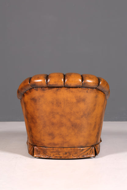 G150 Finish cm Stilvoller Original Chesterfield Sessel Englischer Armlehnsessel Englisch Herrensessel (Kopie 2)