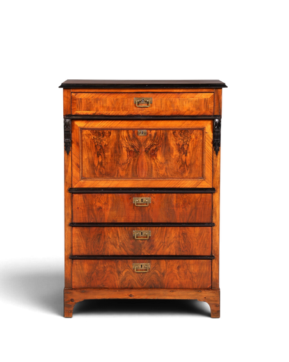F841 Finish Wunderschöner Gründerzeit Sekretär Kommode Jugendstil Schubladenkommode Antik Vertiko