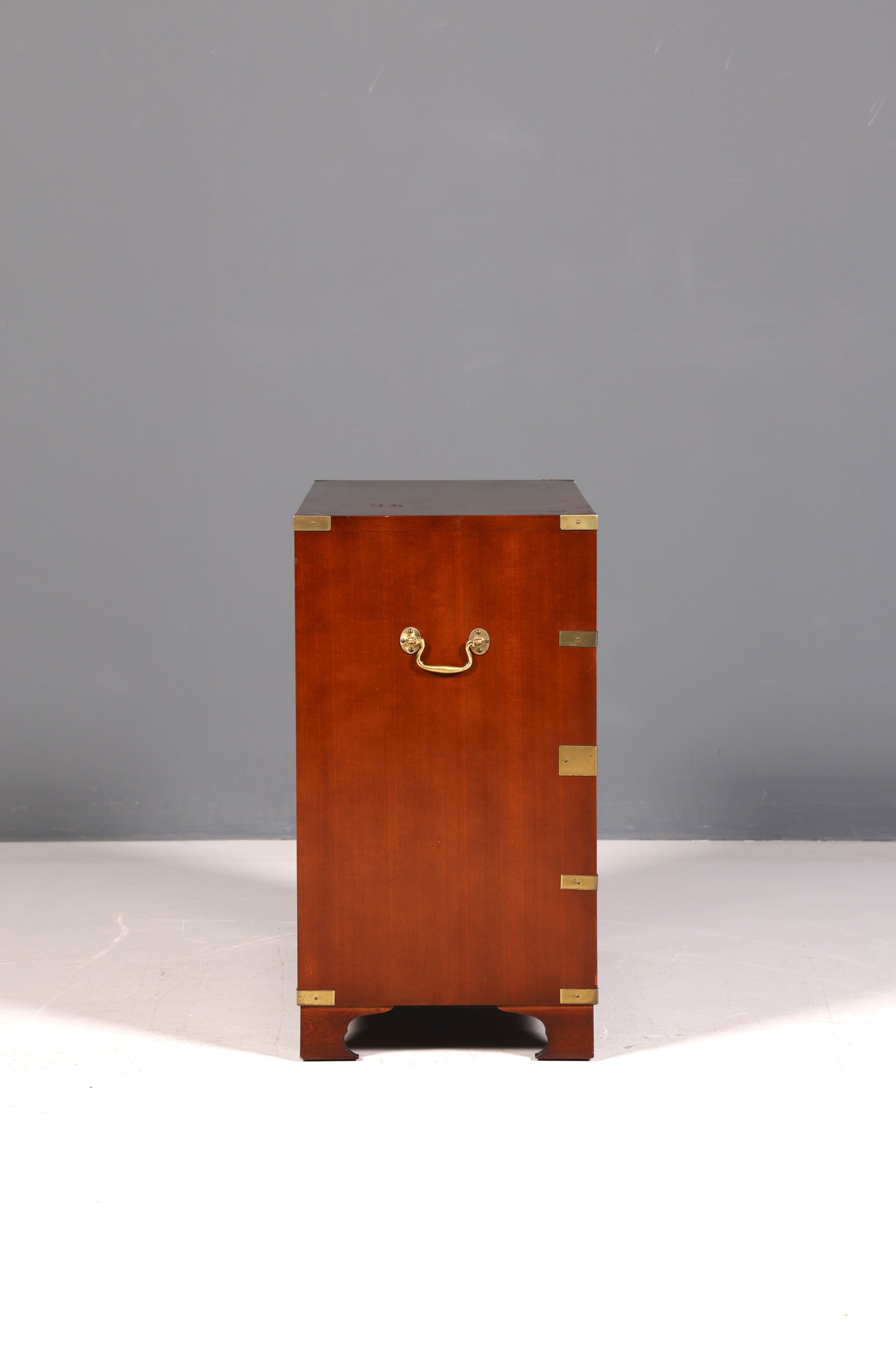 Wunderschöne Maritime Kommode Englisch Military Chest Schrank Schubladenkommode Wäschekommode